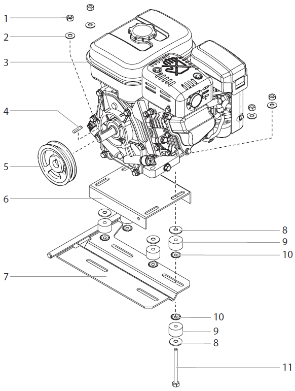 PowrTwin Plus 8900 Gas Convertokit Parts